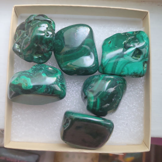Tumbled- Malachite