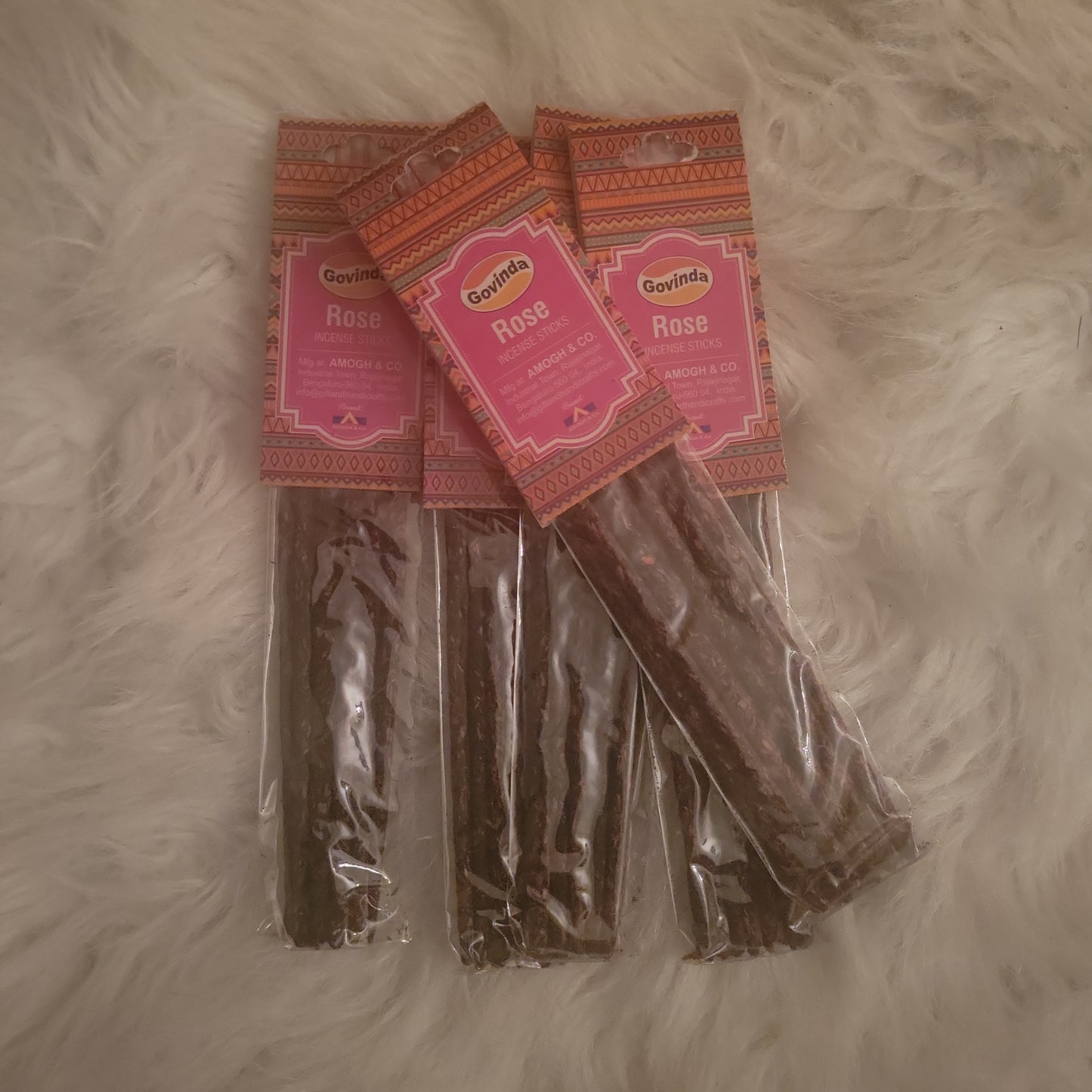 Smudge Sticks- Rose Resin Incense