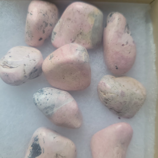 Tumbled- Rhodonite (Round)