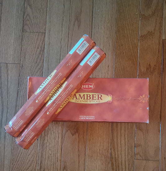 Smudge Sticks- Amber Incense