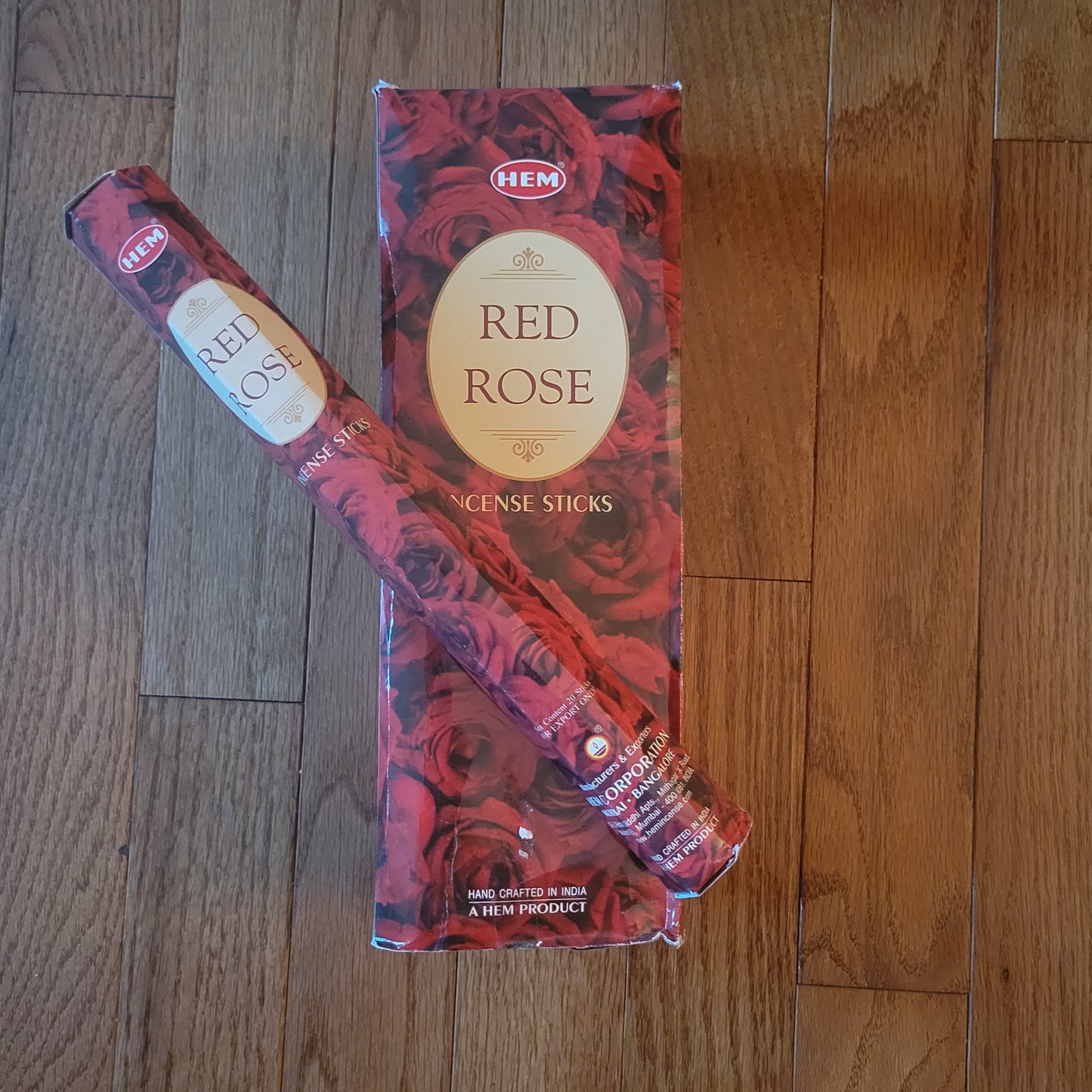 Smudge Sticks- Red Rose Incense