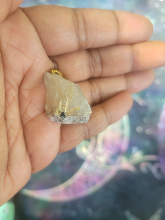 Necklace- Rutilated Quartz