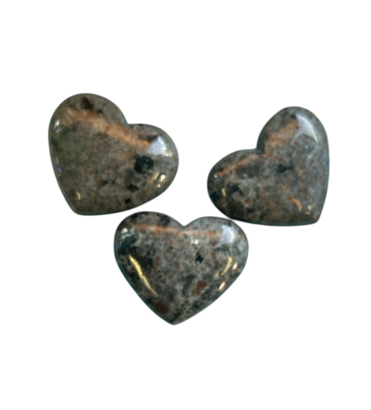 Tumbled-Syenite Hearts