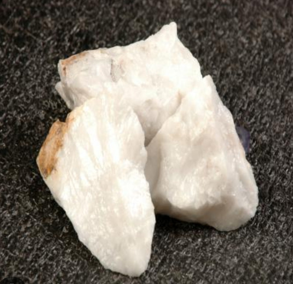 Raw- White Agate