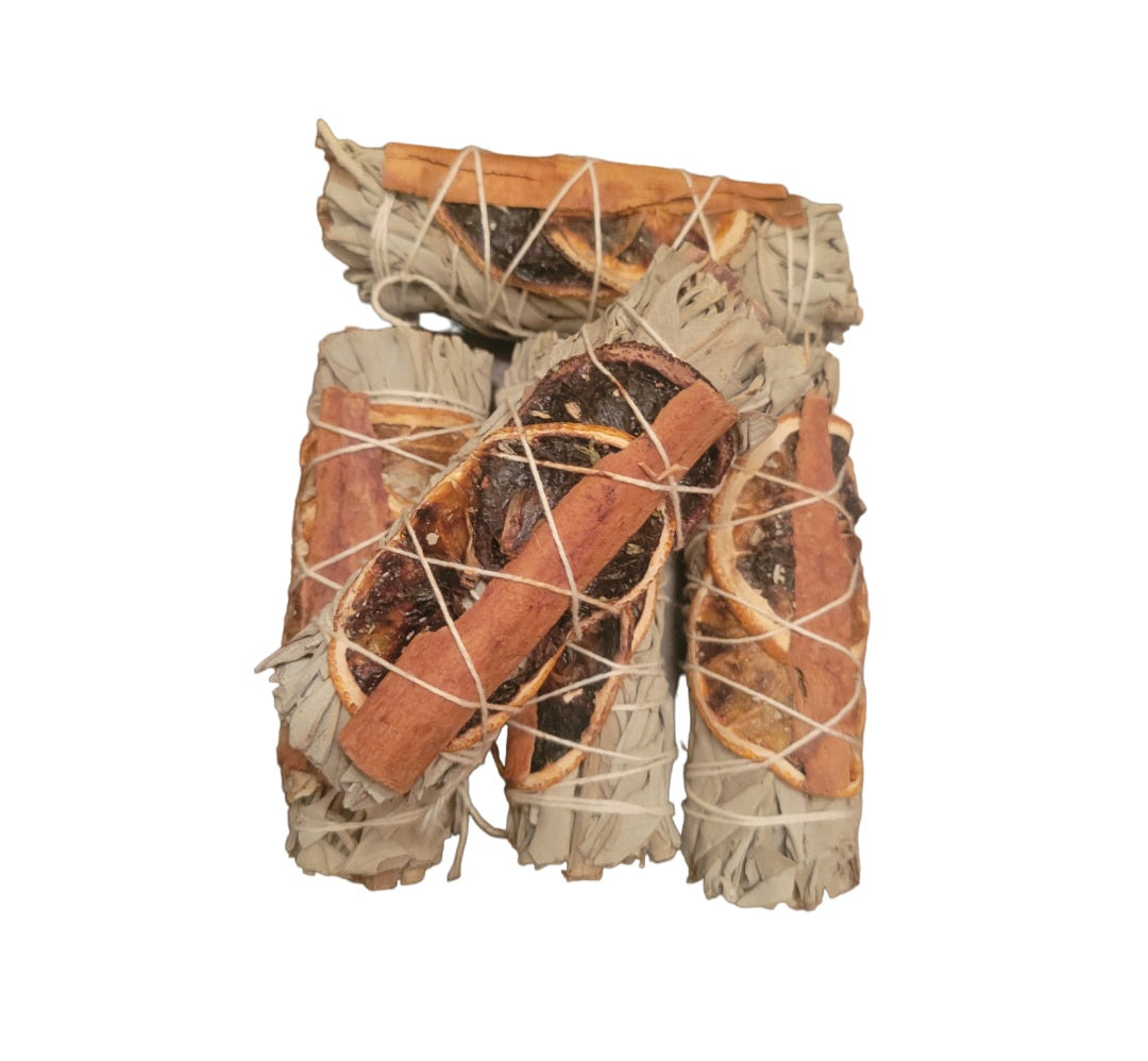 Smudge- Sage Citris & Spice 4"