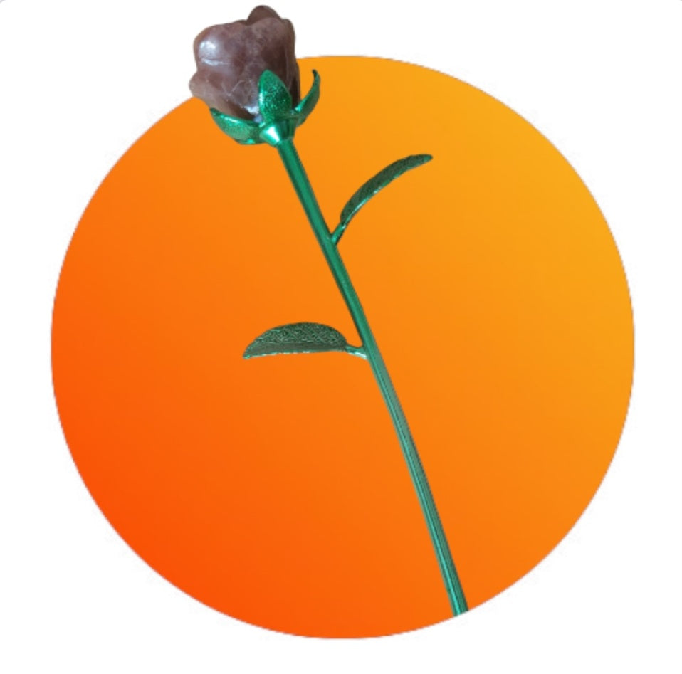 Carved- Crystal Rose Flower (Mystery Pick)