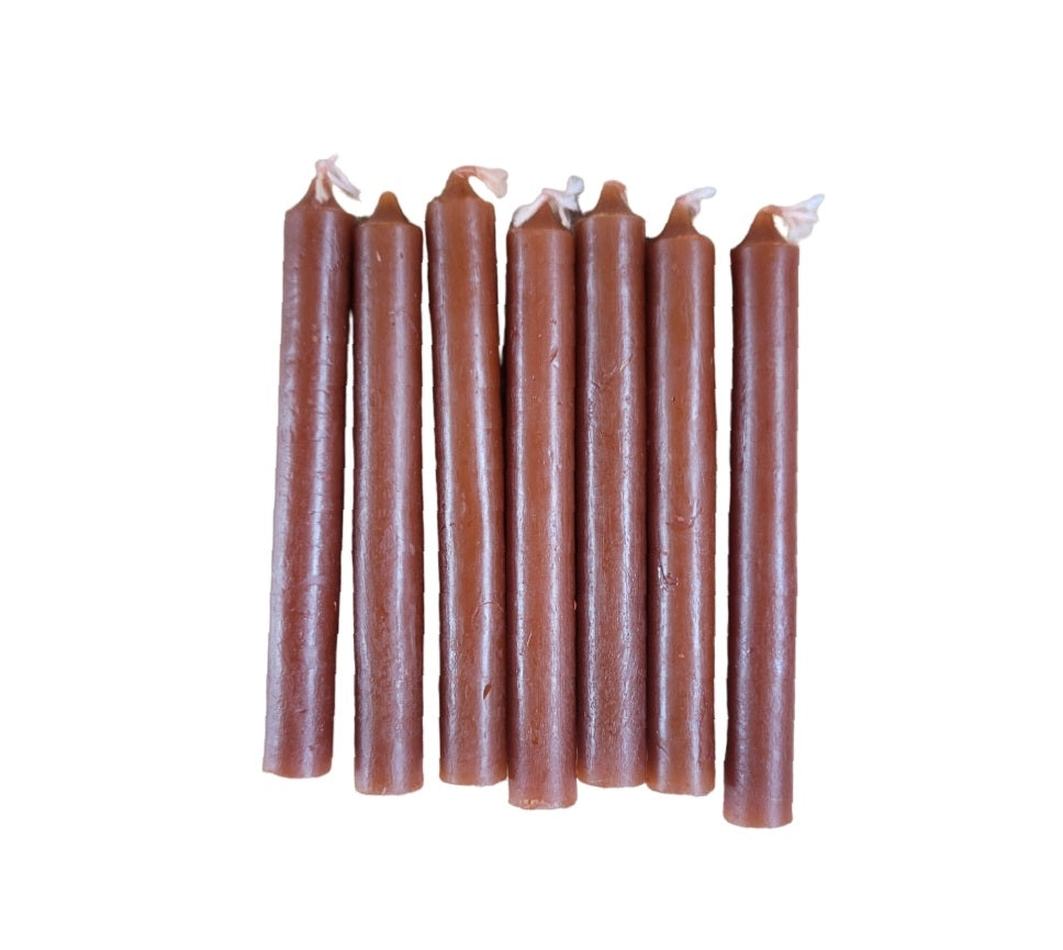 Candle- Chime Candle 4" Brown