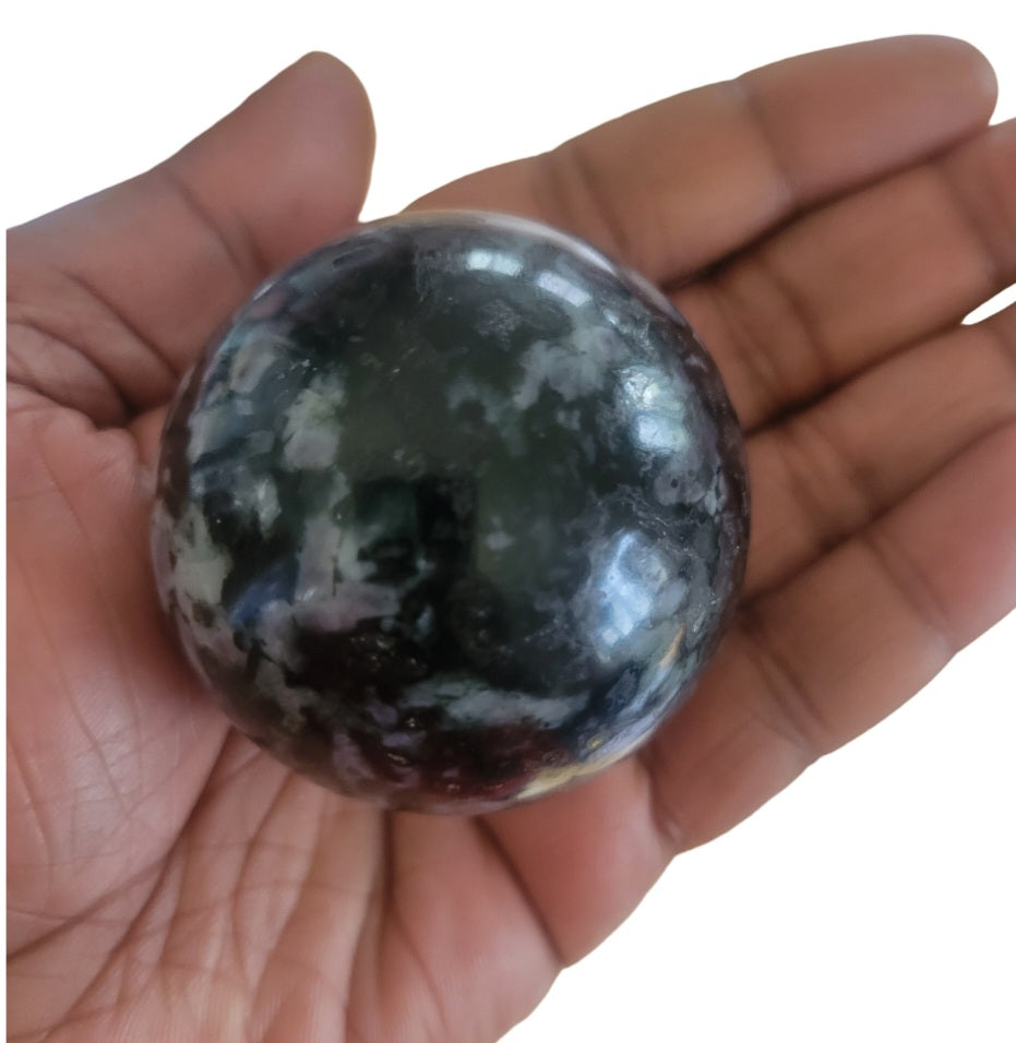 Tumbled- Sphere Indigo Gabbro
