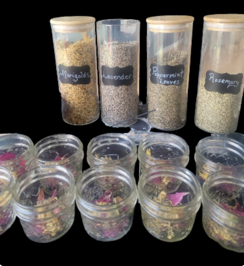 Herbs- Herbal Crystal Cleanse Jar