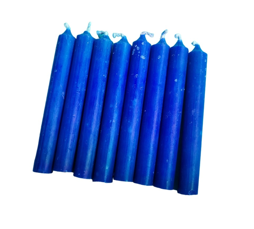 Candle- Chime Candle 4" Blue
