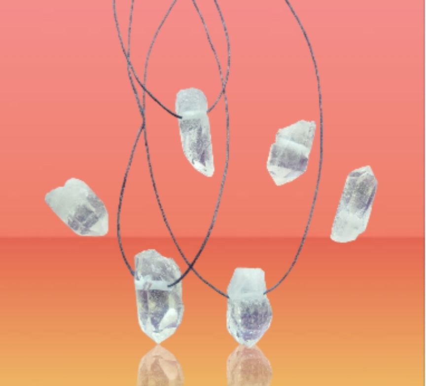 Necklace- Clear Quartz Cluster