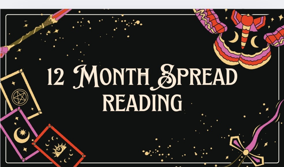 Divination- 12 Month Spread Tarot Reading