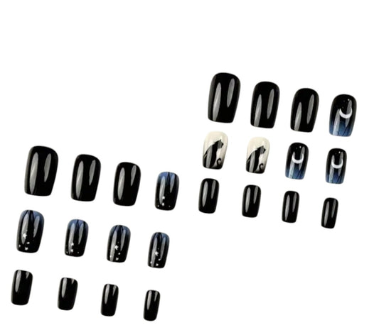 Nails- Midnight Kitty Press On