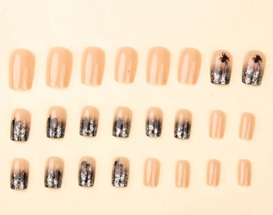 Nails- Nude Spider Web