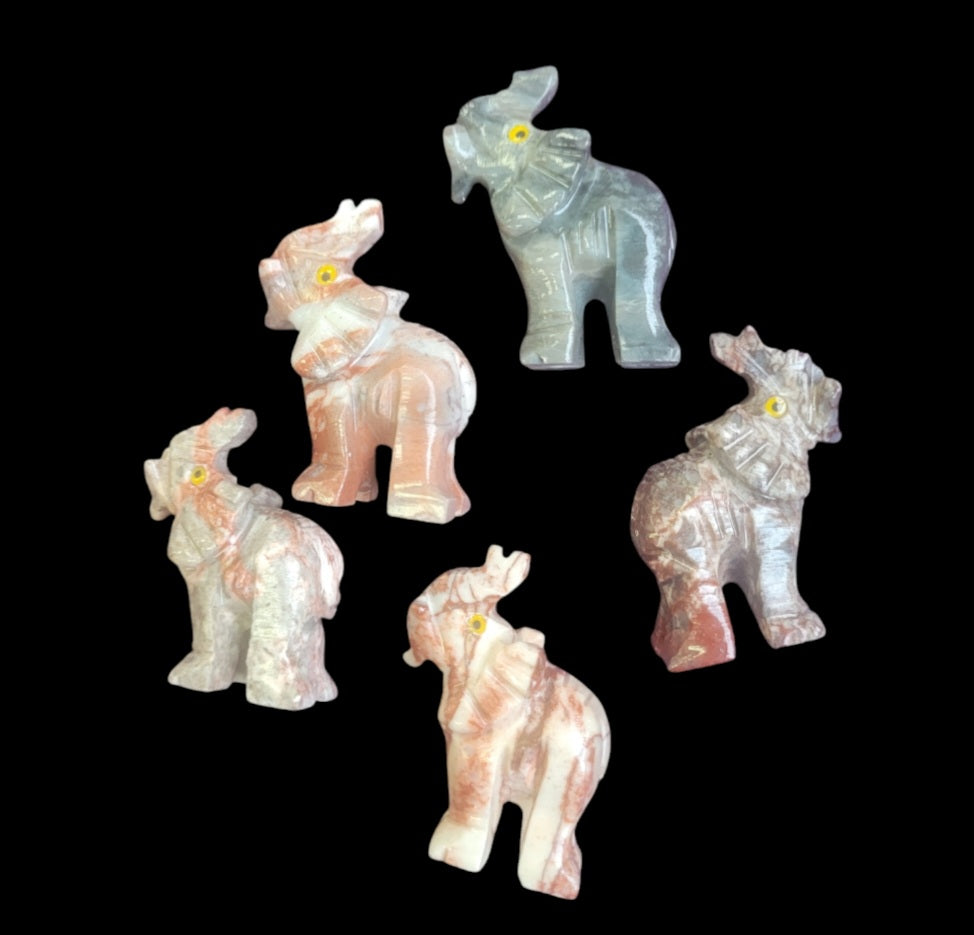 Carved- Soap Stone Elephant