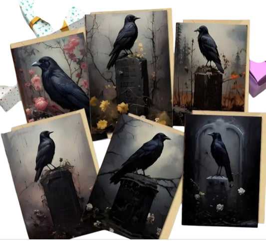 Cards- Raven Totem Greeting Card
