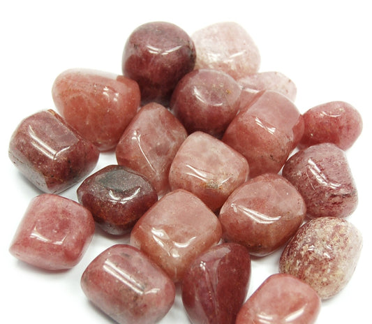 Tumbled- Strawberry Quartz