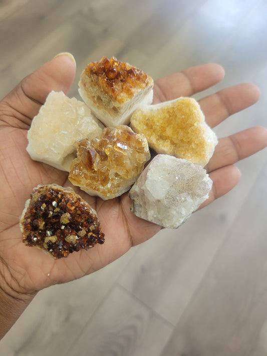 Raw- Citrine Clusters