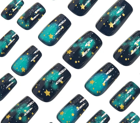 Nails- Starry Sky Press On Nails