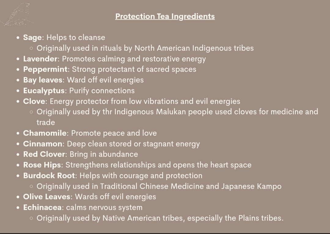 Herbs- Protection Tea (11 count)
