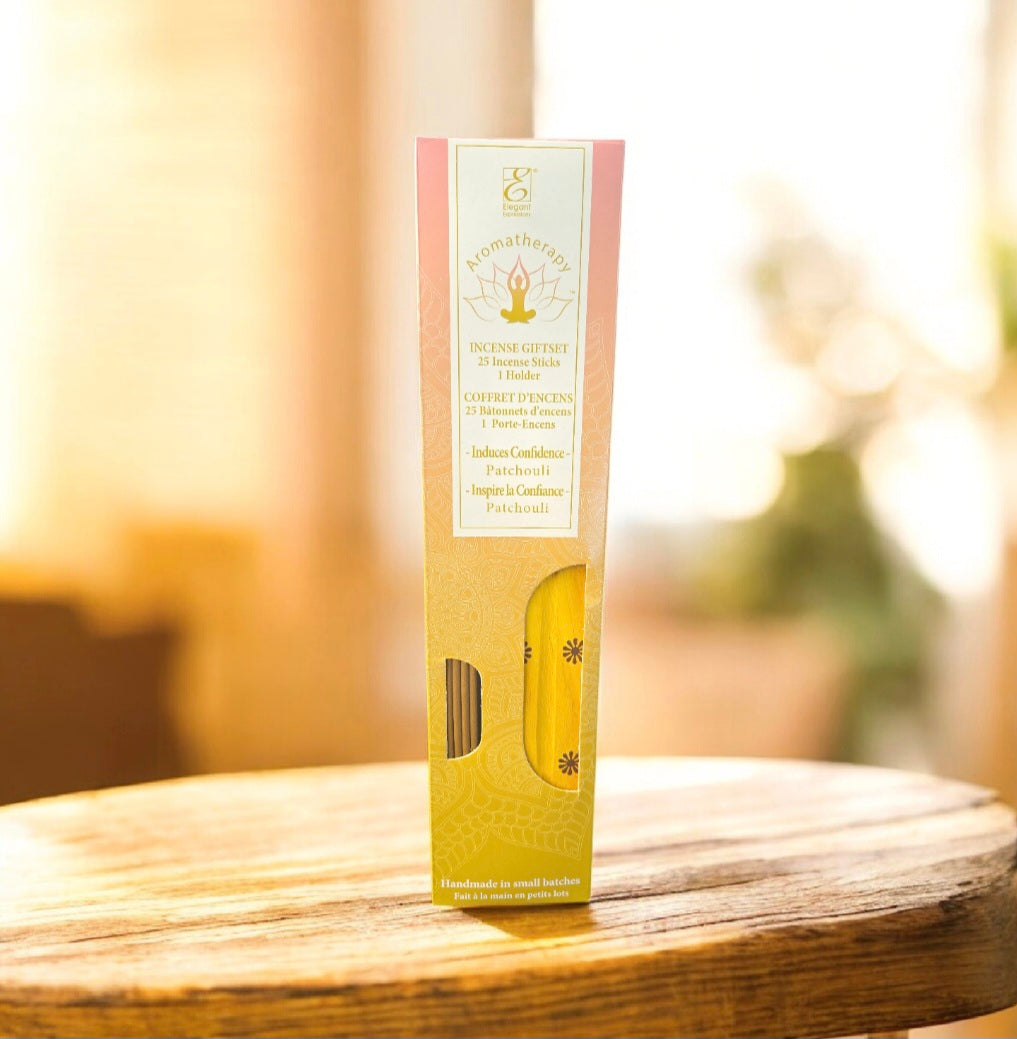 Smudge- Aromatherapy Incense Kit (Patchouli)