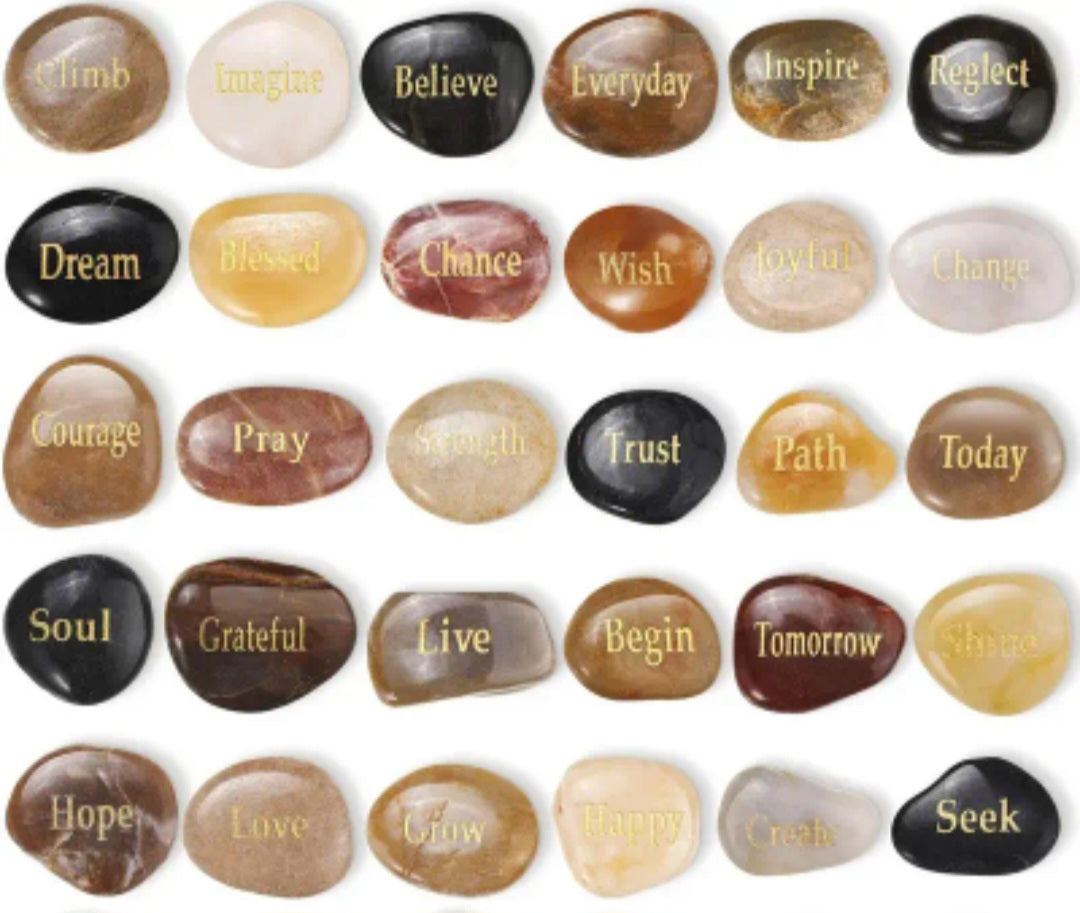 Tumbled- Inspirational Stones