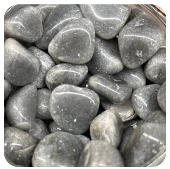 Tumbled- Gray Quartz (sm)
