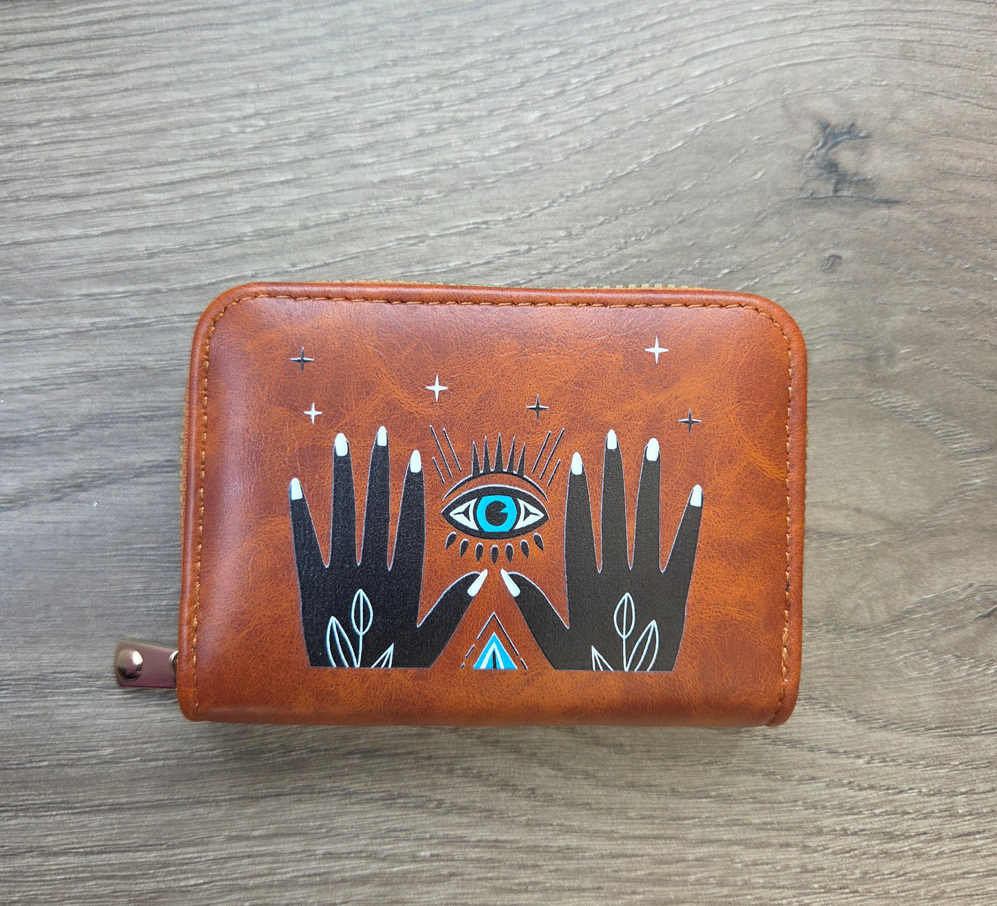 Fashion- Wallet, Card Holder, Change Pouch (Brown)