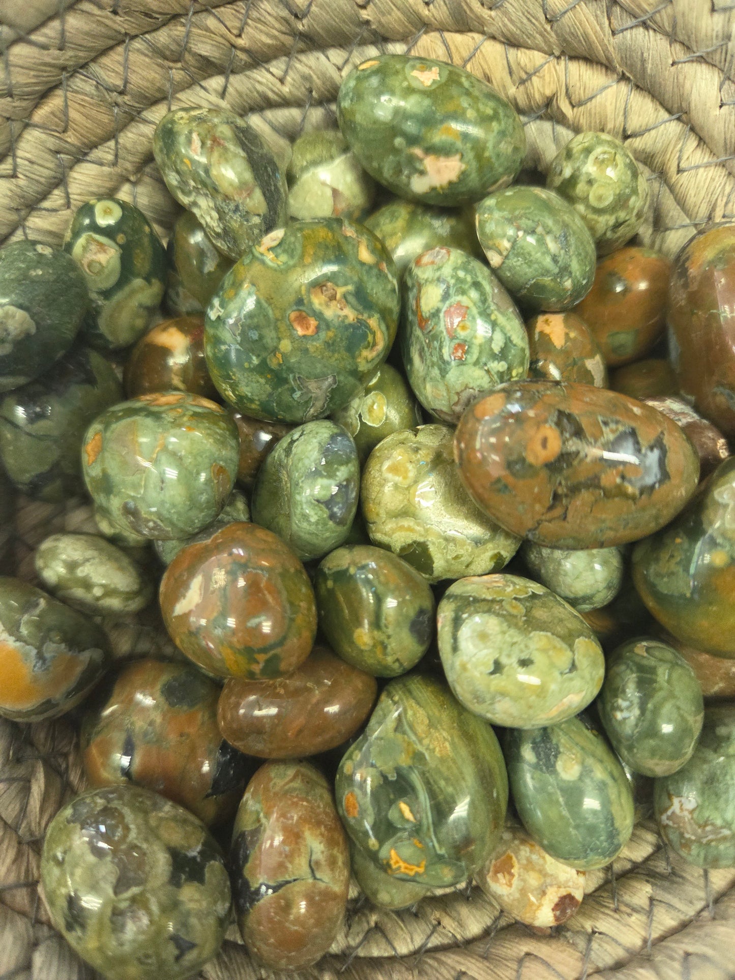 Tumbled- Rainforest Rhyolite