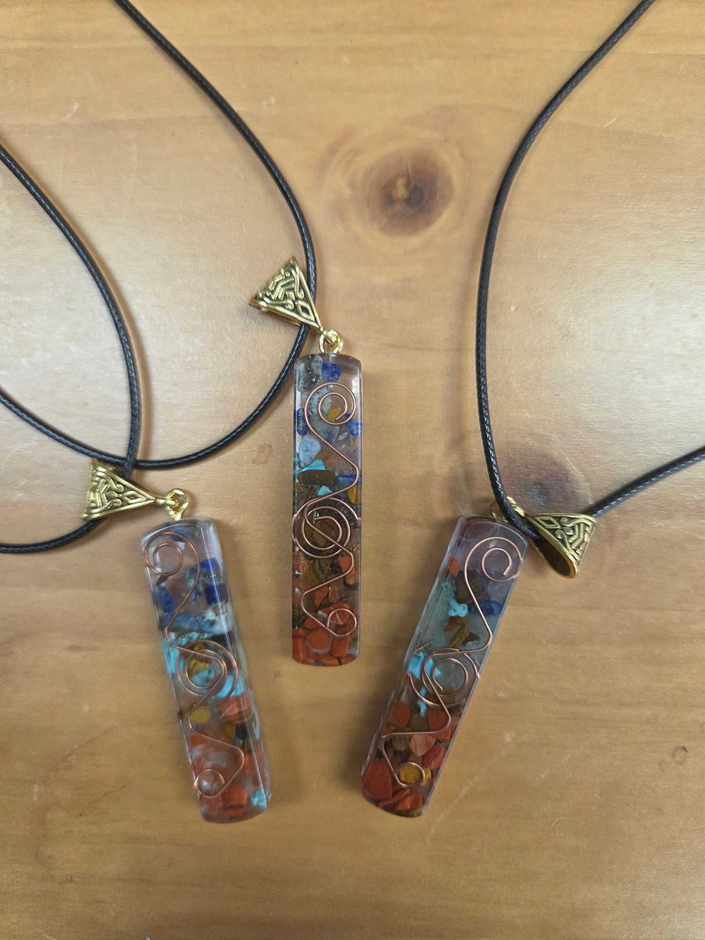 Necklace- Chakra Stone Pendant Necklace