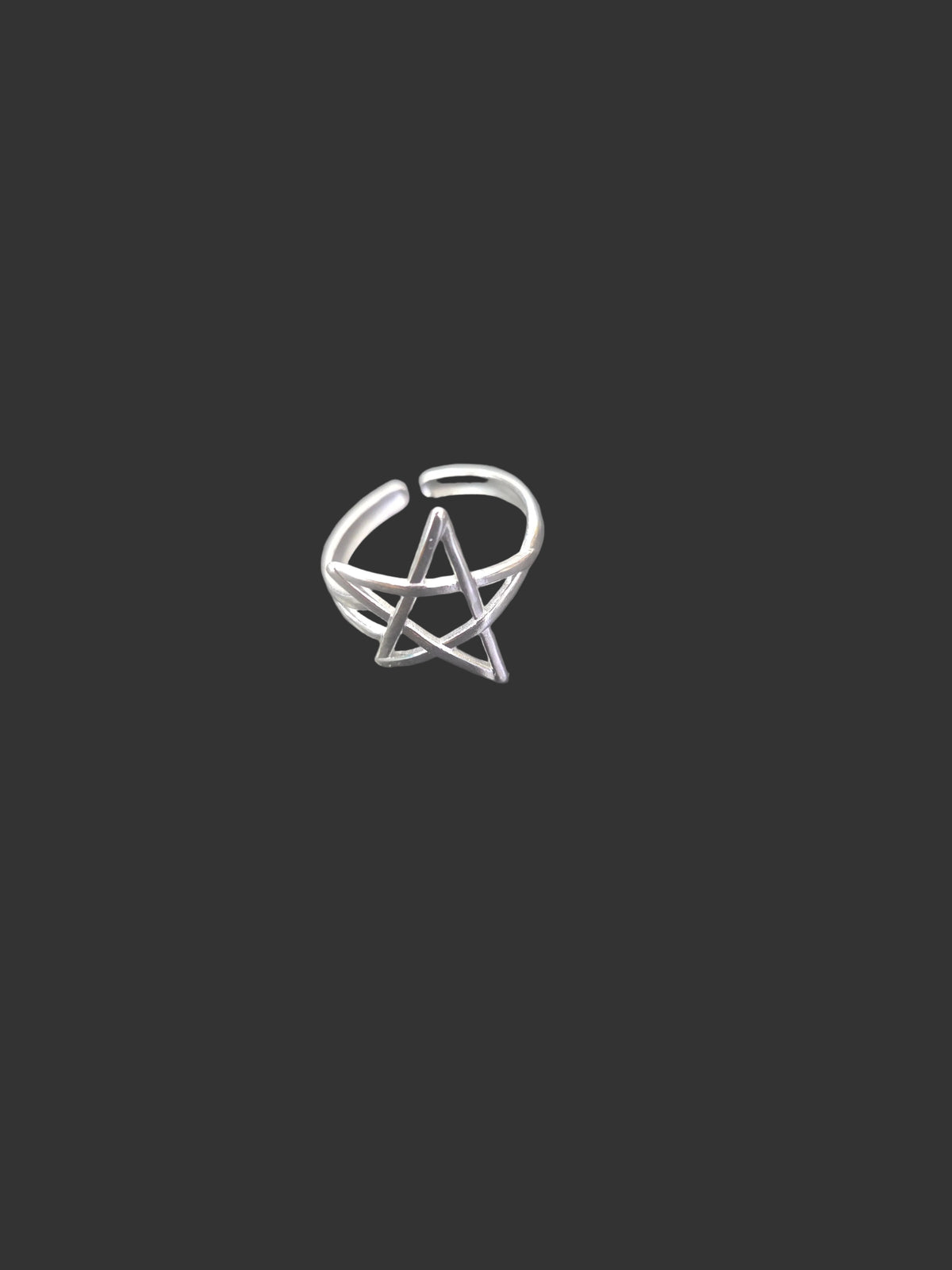 Ring- Pentagram Adjustable Ring