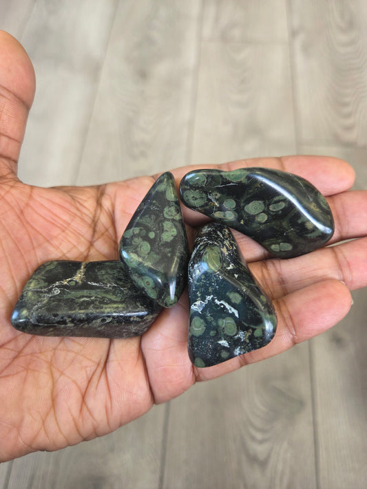 Tumbled- Crocodile Jasper / Kambaba