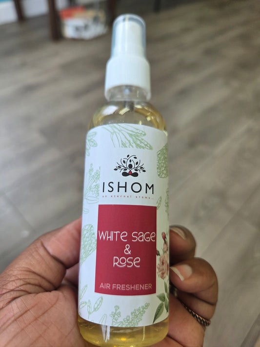 Smudge Spray- White Sage & Rose