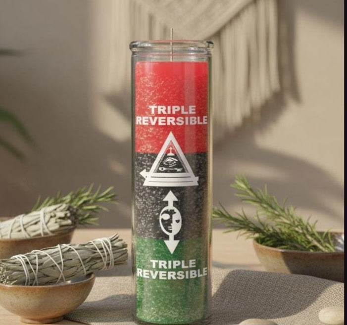 Candle- Triple Reversible 7 Day Candle
