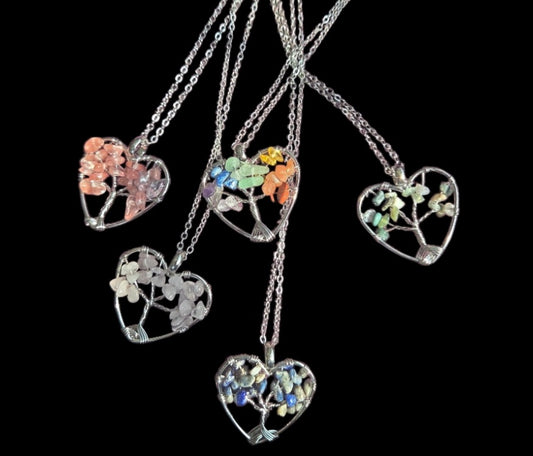 Necklace- Tree of Life Crystal Necklace