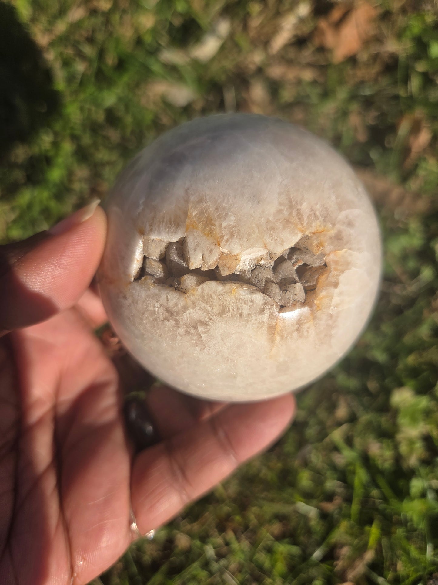 Sphere- Flower Agate