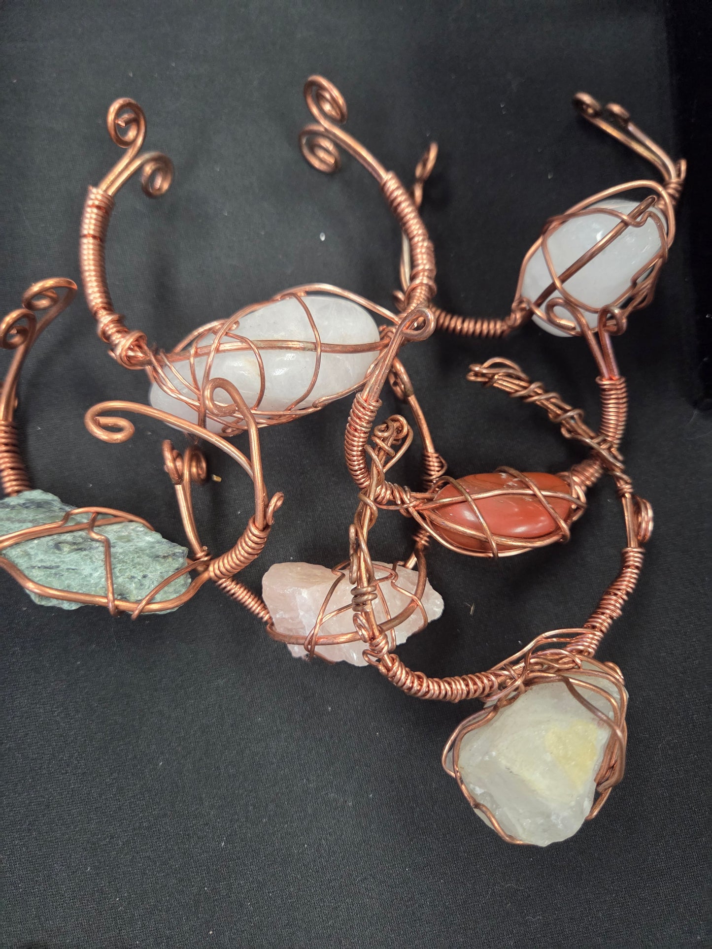 Bracelet- Crystal Copper Cuffs (Mystery Pick)