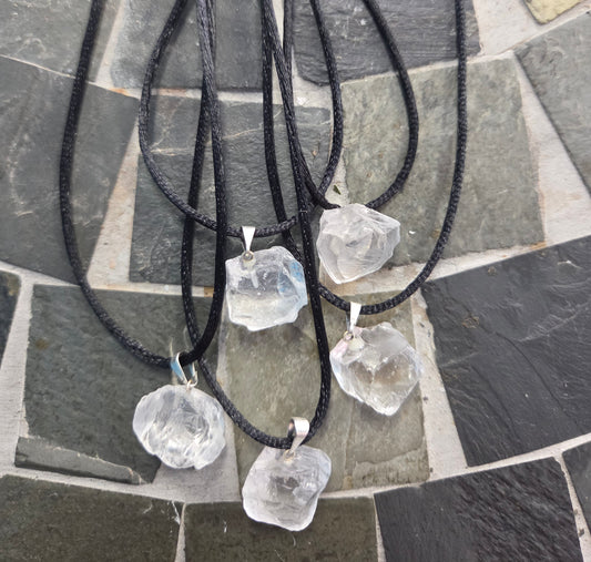 Necklace- Clear Quartz Cluster