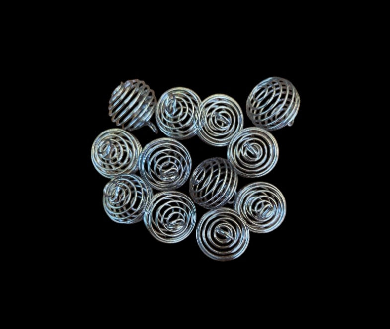 Necklace- Spiral Cage Crystal Holder