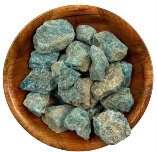 Raw- Blue Apatite