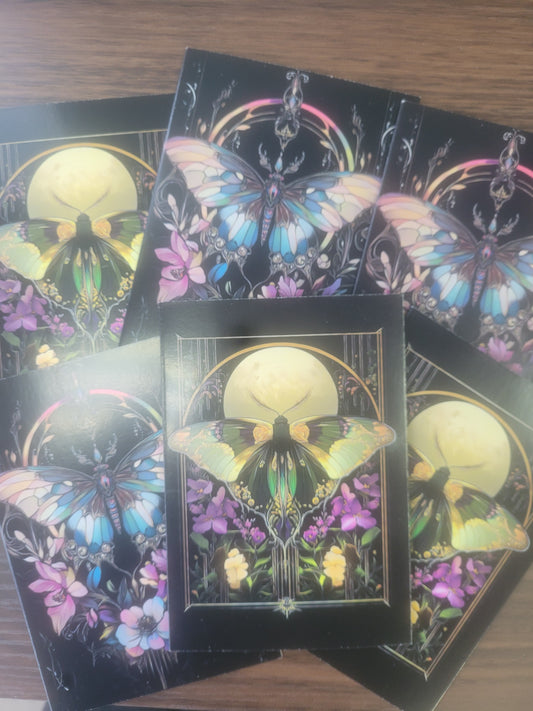 Cards- Midnight Butterfly Greeting Card