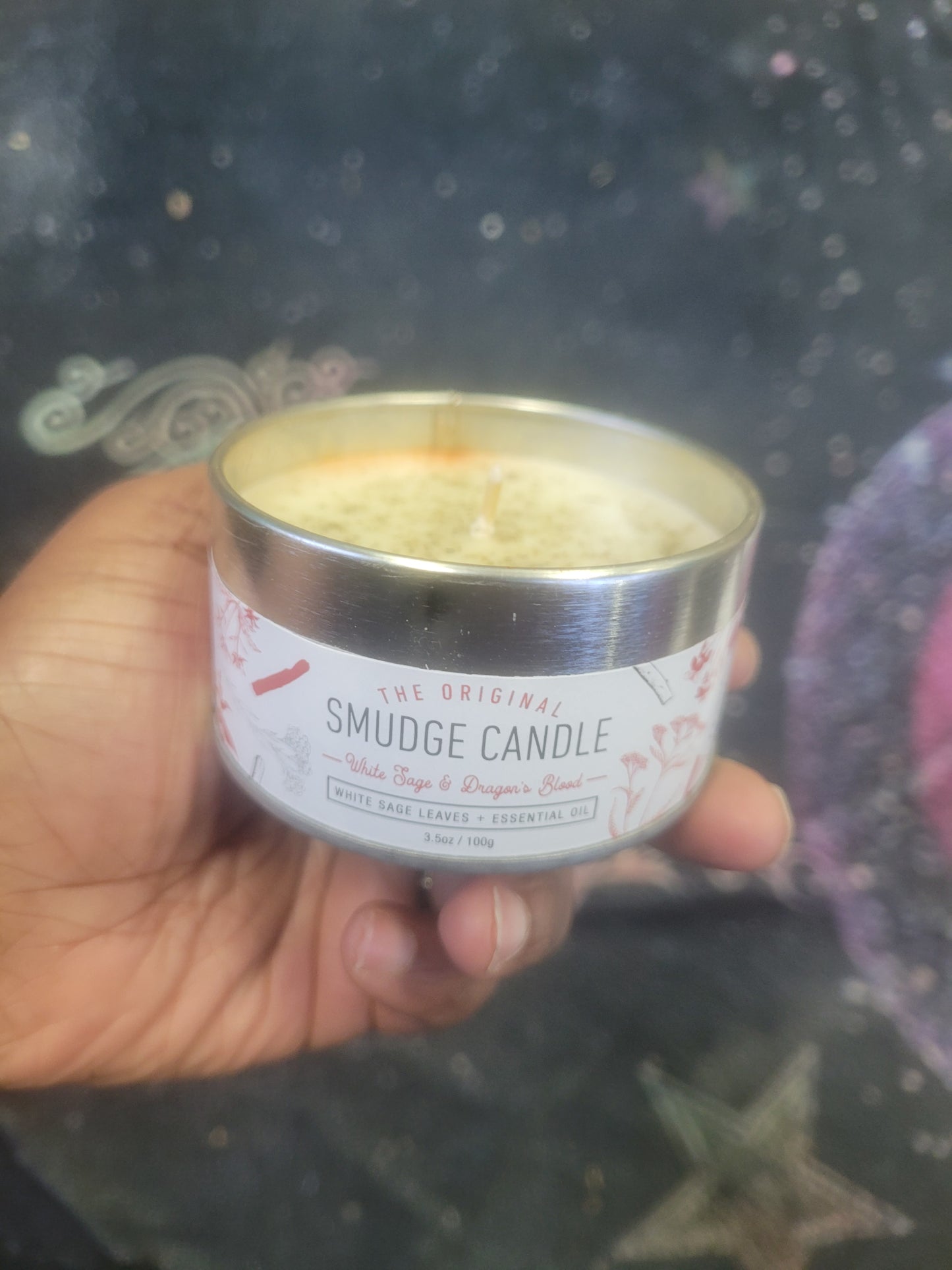 Candle- Soul Sticks White Sage & Dragons Blood