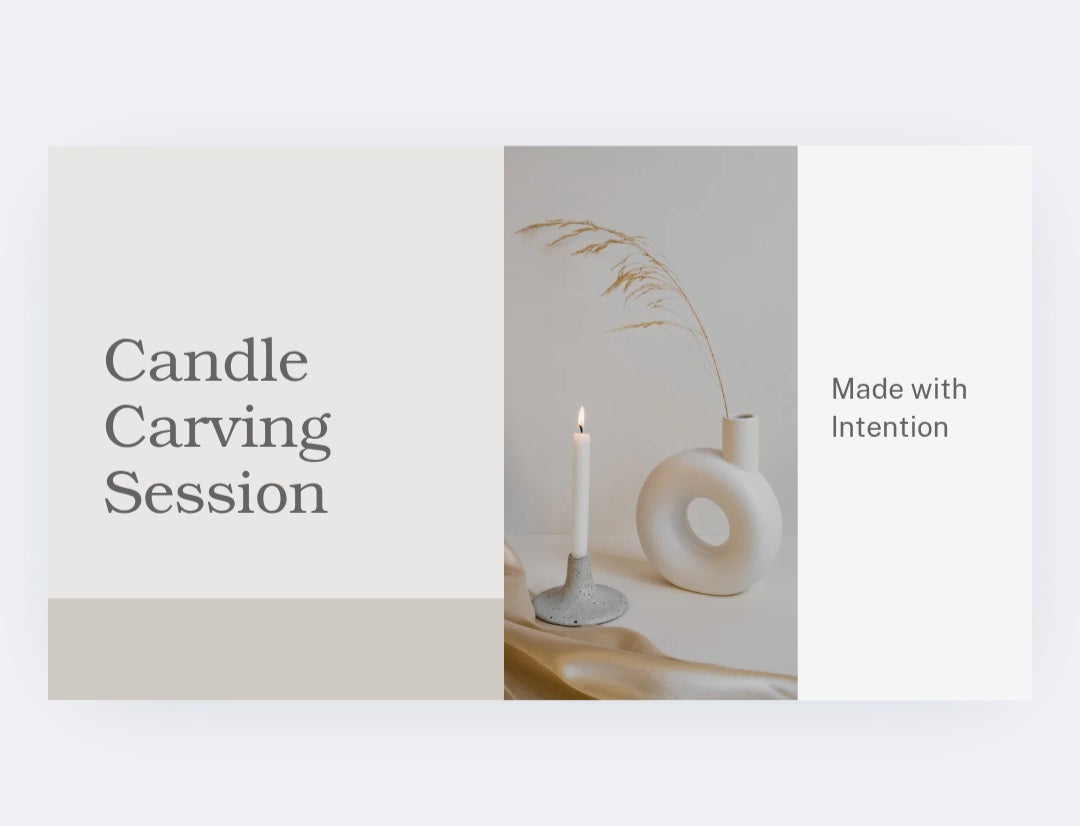 Ritual- Candle Carving Session