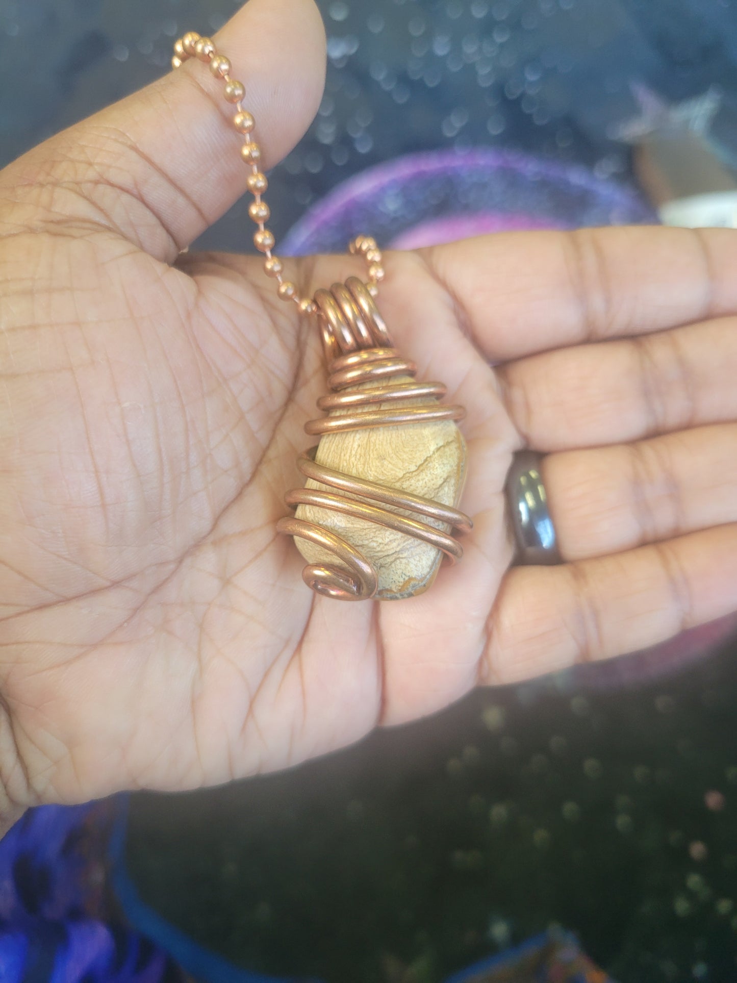 Necklace- Chocolate Calcite