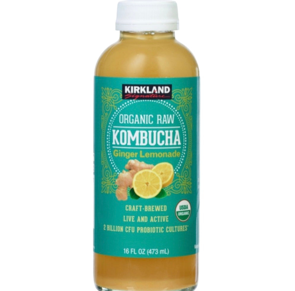 Refreshment- Ginger Lemonade Kombucha 16oz