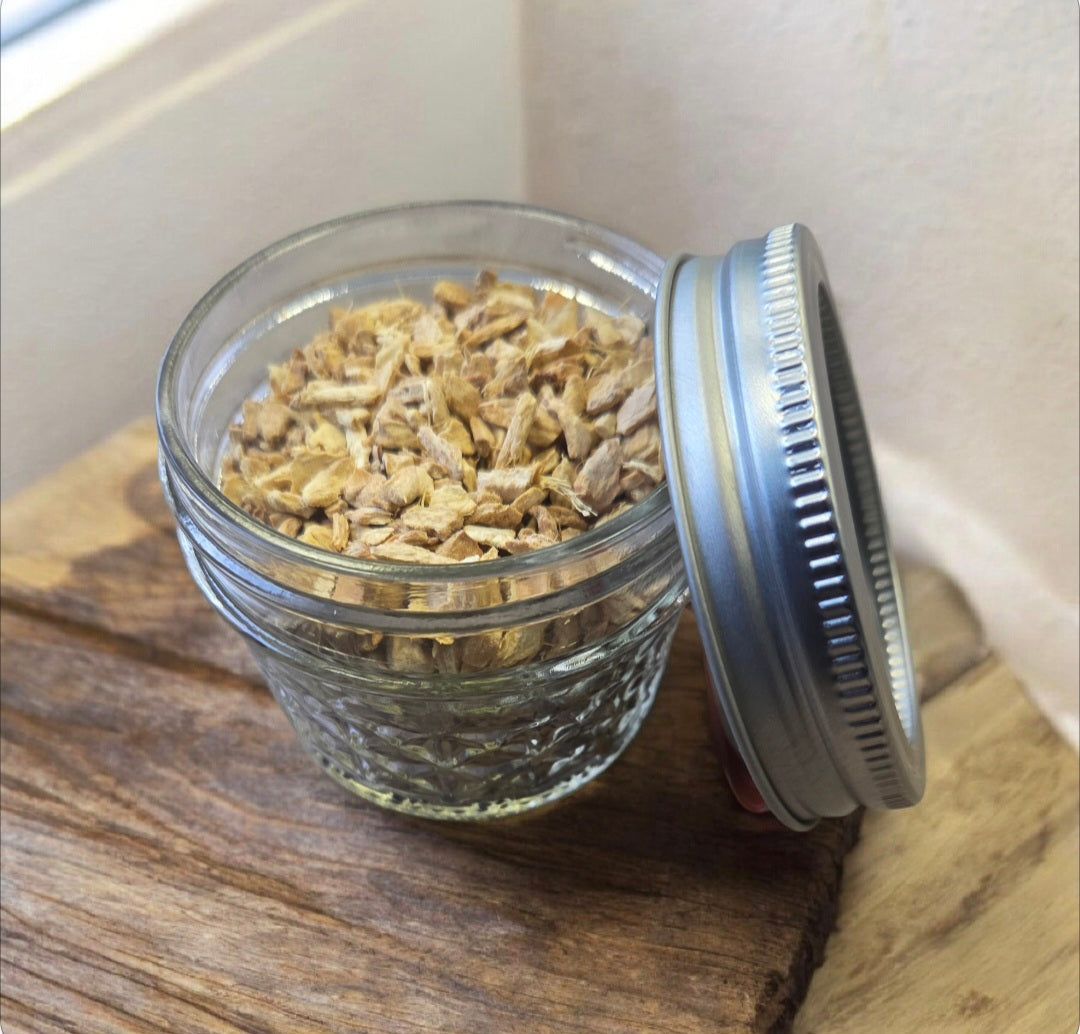 Herbs & Spices- Ginger Root 4oz Mason Jar