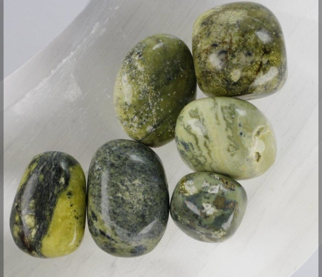 Tumbled- Serpentine (m)