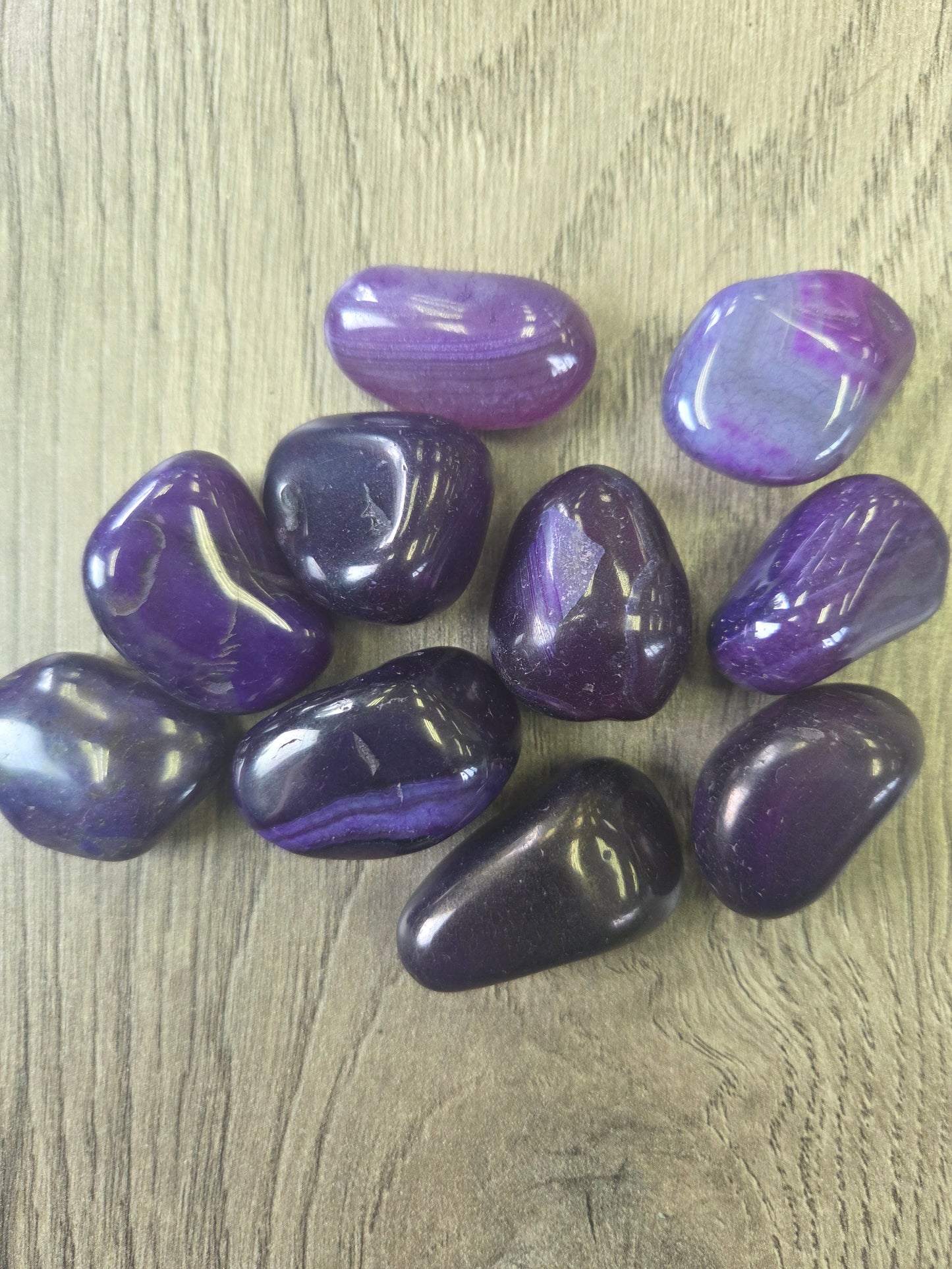 Tumbled- Purple Agate