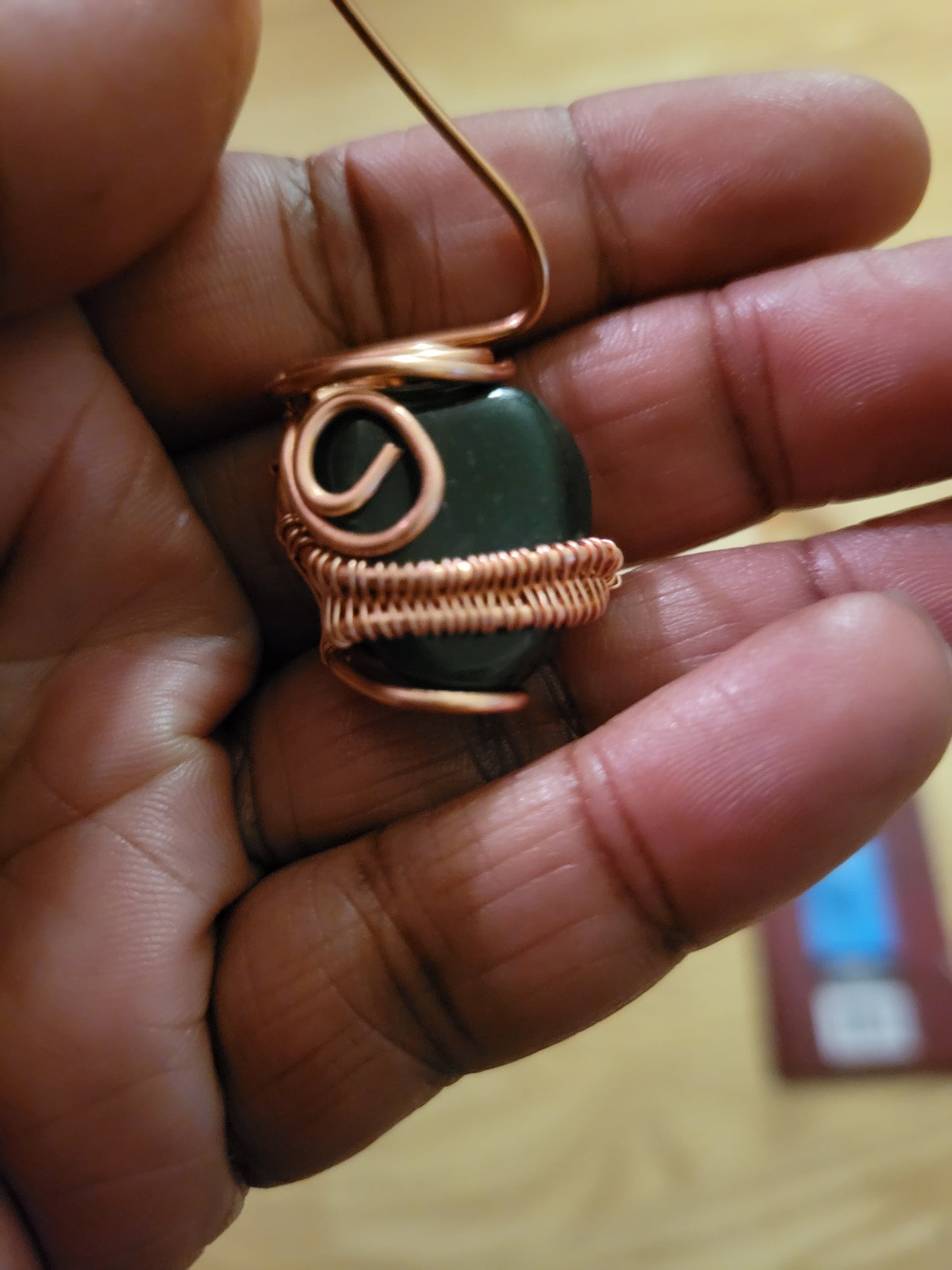 Wire Wrapping (Stones seen here are not for sale)