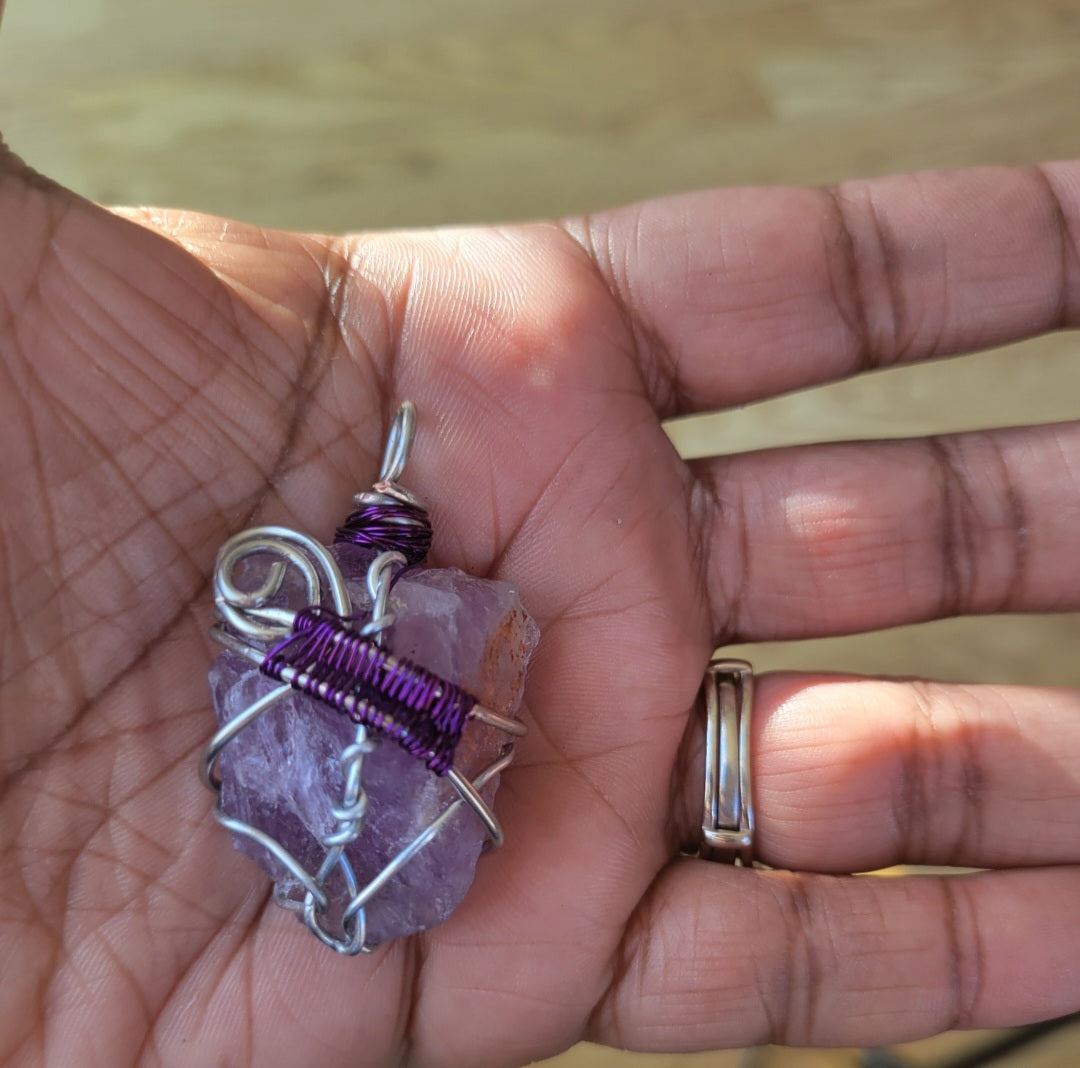 Wire Wrapping (Stones seen here are not for sale)